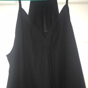 6 for 20 💜 Black halter flowy tank top blouse NEW